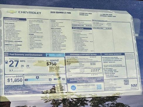 New 2026 Chevrolet Equinox LT w/ Midnight Edition image 16