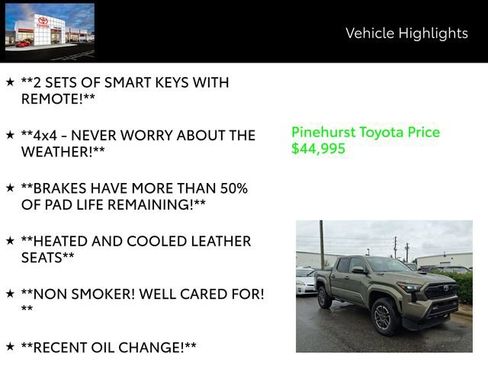 Used 2025 Toyota Tacoma TRD Sport w/ TRD Sport Premium Package image 19