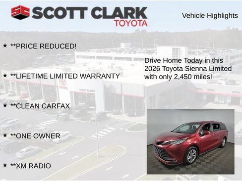 Used 2026 Toyota Sienna Limited FWD image 13