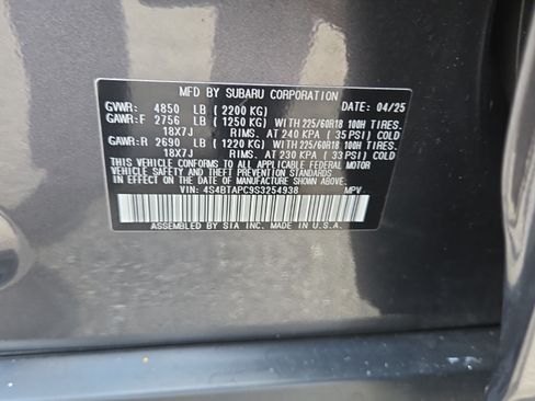 Used 2025 Subaru Outback Touring AWD/4WD image 25