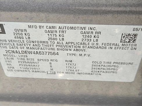 Used 2010 Chevrolet Equinox LT w/ Vehicle Interface Package FWD image 18