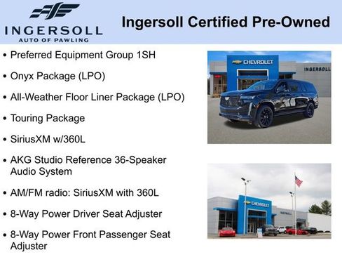 Used 2024 Cadillac Escalade ESV Sport Platinum w/ LPO, ONYX Package image 5