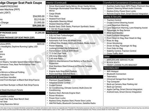 New 2026 Dodge Charger Scat Pack w/ Blacktop Package AWD/4WD image 2