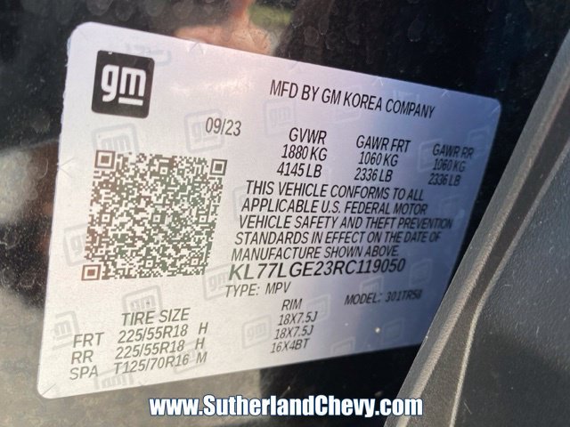 Used 2024 Chevrolet Trax RS w/ Driver Confidence Package FWD image 38