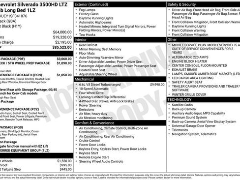 Used 2025 Chevrolet Silverado 3500 LTZ w/ LTZ Plus Package AWD/4WD image 26