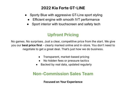 Used 2022 Kia Forte GT-Line w/ GT-Line Premium Package image 3
