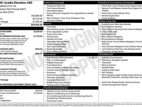 Used 2026 GMC Acadia Elevation w/ Black Edition image 1