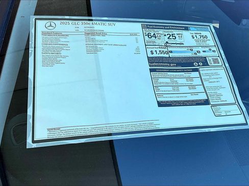 New 2025 Mercedes-Benz GLC 350e GLC 350e image 22