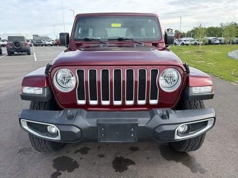 Used 2021 Jeep Wrangler Unlimited Sahara w/ Uconnect 4C Nav & Sound Group AWD/4WD image 3