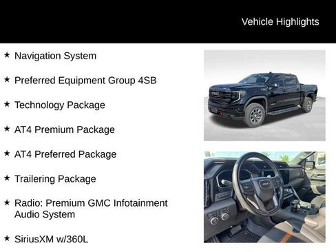 Used 2024 GMC Sierra 1500 AT4 w/ Technology Package AWD/4WD image 8