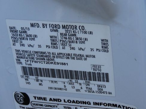 Used 2013 Ford F150 XLT w/ Luxury Equipment Group image 31