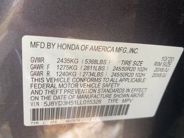 Used 2020 Acura MDX w/ Technology Package FWD image 18