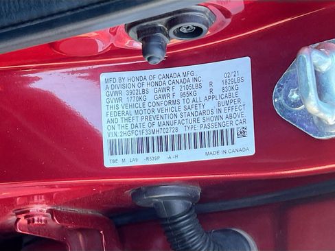 Used 2021 Honda Civic EX image 31