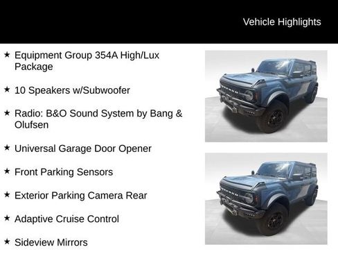 Used 2024 Ford Bronco Wildtrak AWD/4WD image 8