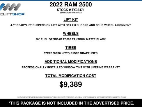 Used 2022 RAM 2500 Limited image 2