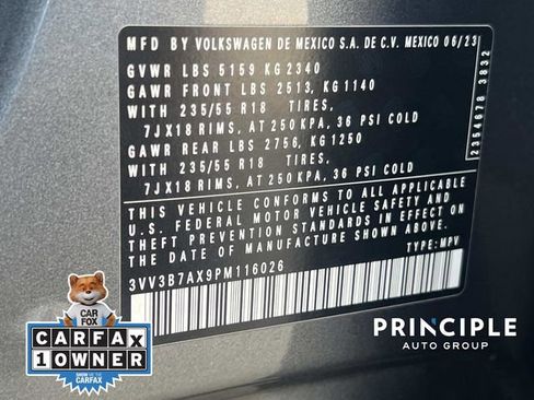 Certified 2023 Volkswagen Tiguan SE FWD image 36