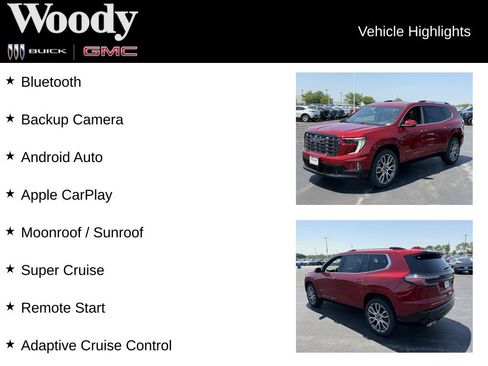New 2026 GMC Acadia Denali Ultimate AWD/4WD image 3