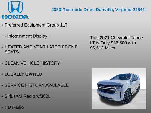 Used 2021 Chevrolet Tahoe LT image 17