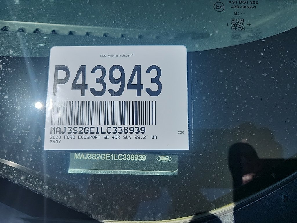 Used 2020 Ford EcoSport SE w/ SE Convenience Package FWD image 4