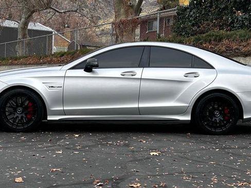 Used 2016 Mercedes-Benz CLS 63 AMG S-Model w/ Exterior Carbon Fiber Package image 2