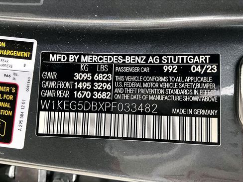 Used 2023 Mercedes-Benz EQE AMG 4MATIC Sedan image 35