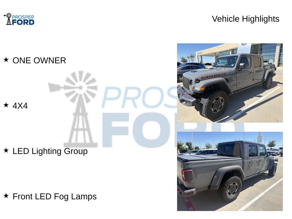 Used 2022 Jeep Gladiator Mojave w/ LED Lighting Group AWD/4WD image 5