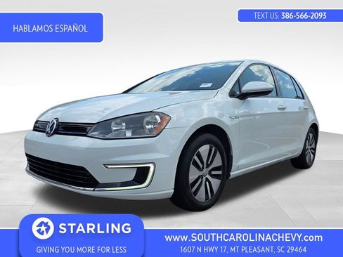 Used 2016 Volkswagen e-Golf SE w/ DC Fast Charging Package FWD image 1