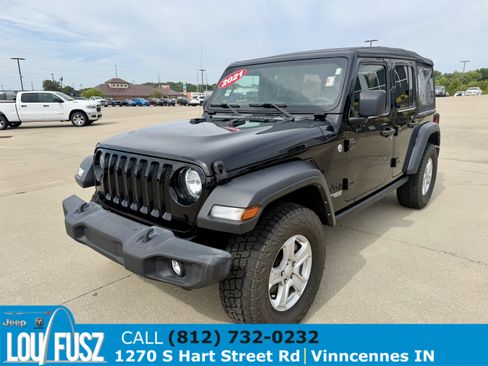 Used 2021 Jeep Wrangler Unlimited Sport AWD/4WD image 3