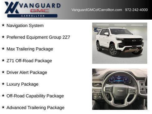 Used 2024 Chevrolet Tahoe Z71 w/ Z71 Off-Road Package image 6