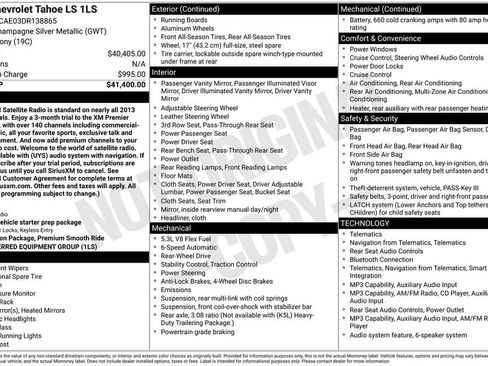 Used 2013 Chevrolet Tahoe LS RWD image 5