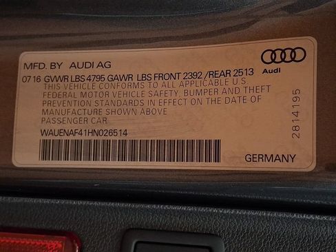 Used 2017 Audi A4 2.0T Premium Plus w/ Premium Plus Package AWD/4WD image 26