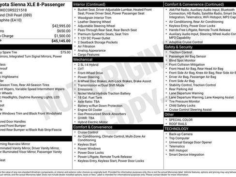 Used 2024 Toyota Sienna XLE FWD image 7