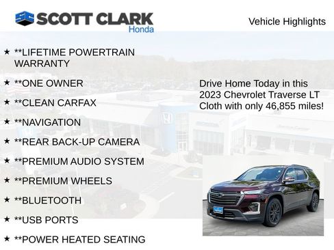 Used 2023 Chevrolet Traverse LT AWD/4WD image 12