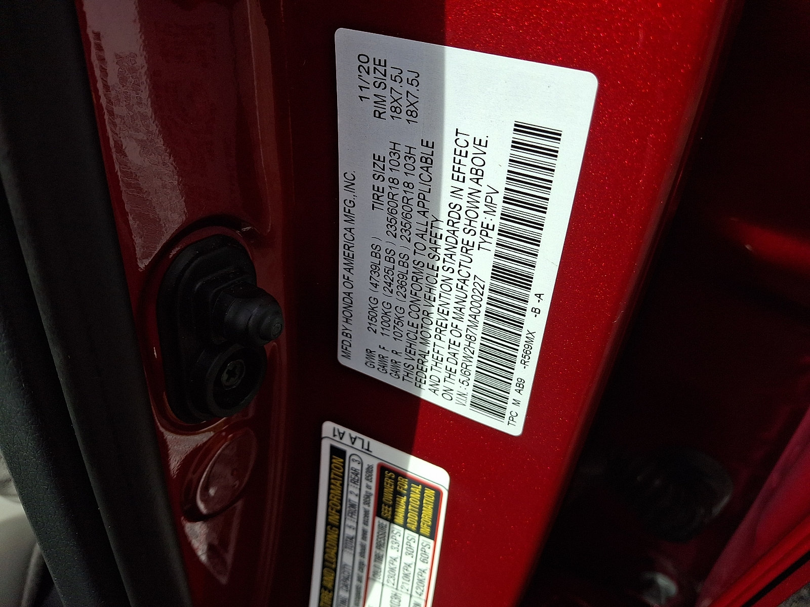 Certified 2021 Honda CR-V EX-L image 27