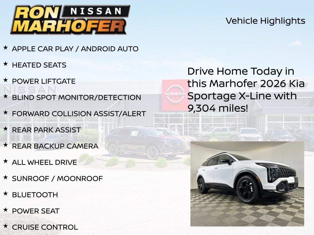 Used 2026 Kia Sportage X-Line w/ X-Line Premium Package AWD/4WD image 15