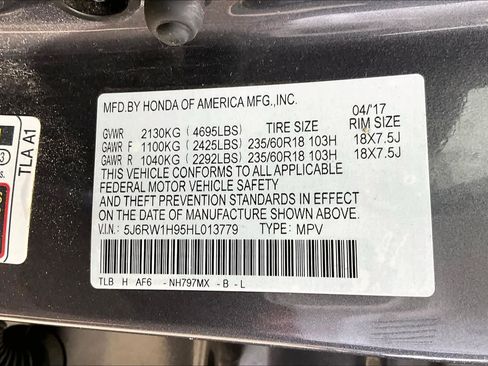 Certified 2017 Honda CR-V Touring image 35