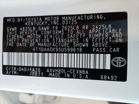 Certified 2025 Toyota Camry LE w/ Convenience Package FWD image 24