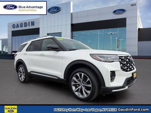 Certified 2025 Ford Explorer Platinum w/ Ultimate Package AWD/4WD image 1