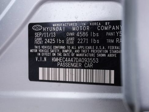 Used 2013 Hyundai Sonata Limited w/ Panoramic Sunroof Pkg FWD image 68