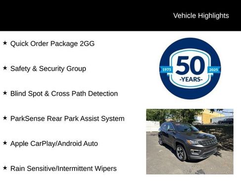 Used 2019 Jeep Compass Limited w/ Safety & Security Group AWD/4WD image 5
