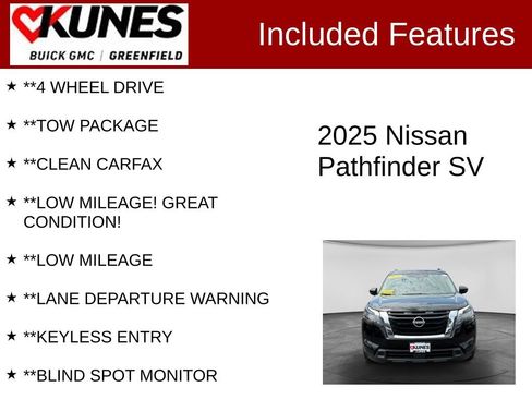 Used 2025 Nissan Pathfinder SV AWD/4WD image 3