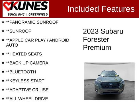 Used 2023 Subaru Forester Premium AWD/4WD image 2