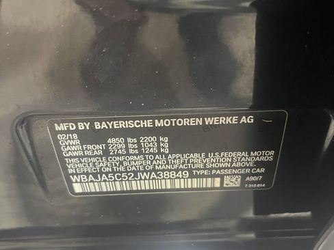 Used 2018 BMW 530i image 10