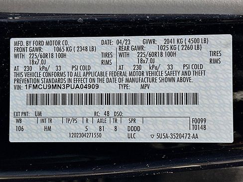 Used 2023 Ford Escape ST-Line w/ Tech Pack #1 image 30