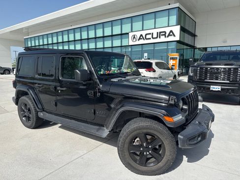 Used 2020 Jeep Wrangler Unlimited Sahara AWD/4WD image 1
