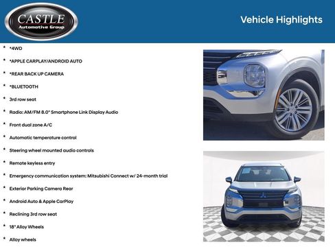 Used 2024 Mitsubishi Outlander ES AWD/4WD image 3