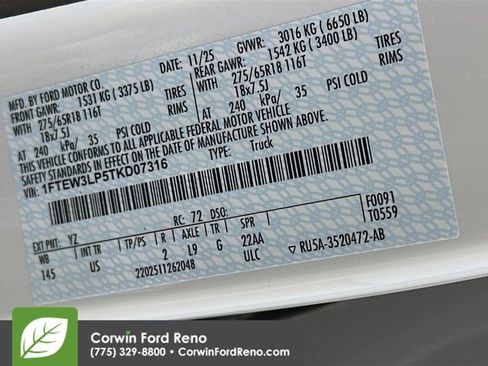 New 2026 Ford F150 XLT w/ Mobile Office Package image 34