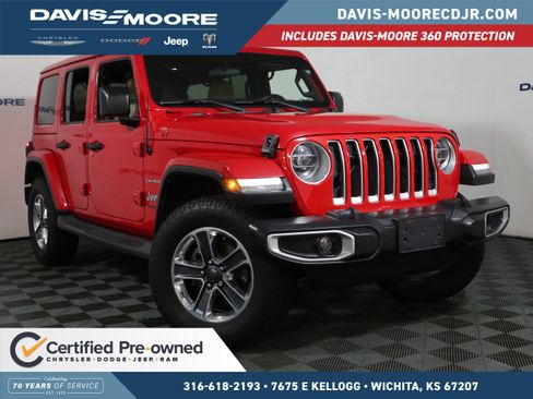 Used 2018 Jeep Wrangler Unlimited Sahara AWD/4WD image 1