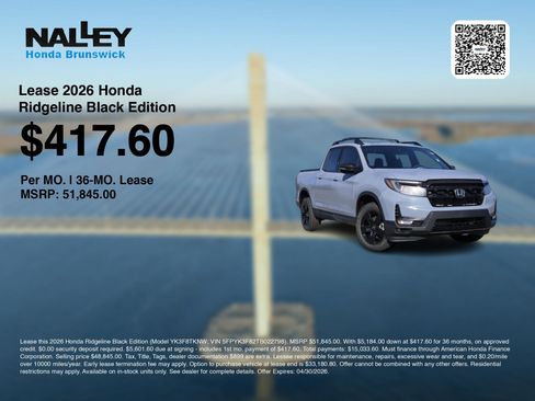 New 2026 Honda Ridgeline Black Edition image 3