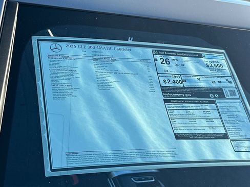 New 2026 Mercedes-Benz CLE 300 4MATIC Cabriolet image 29